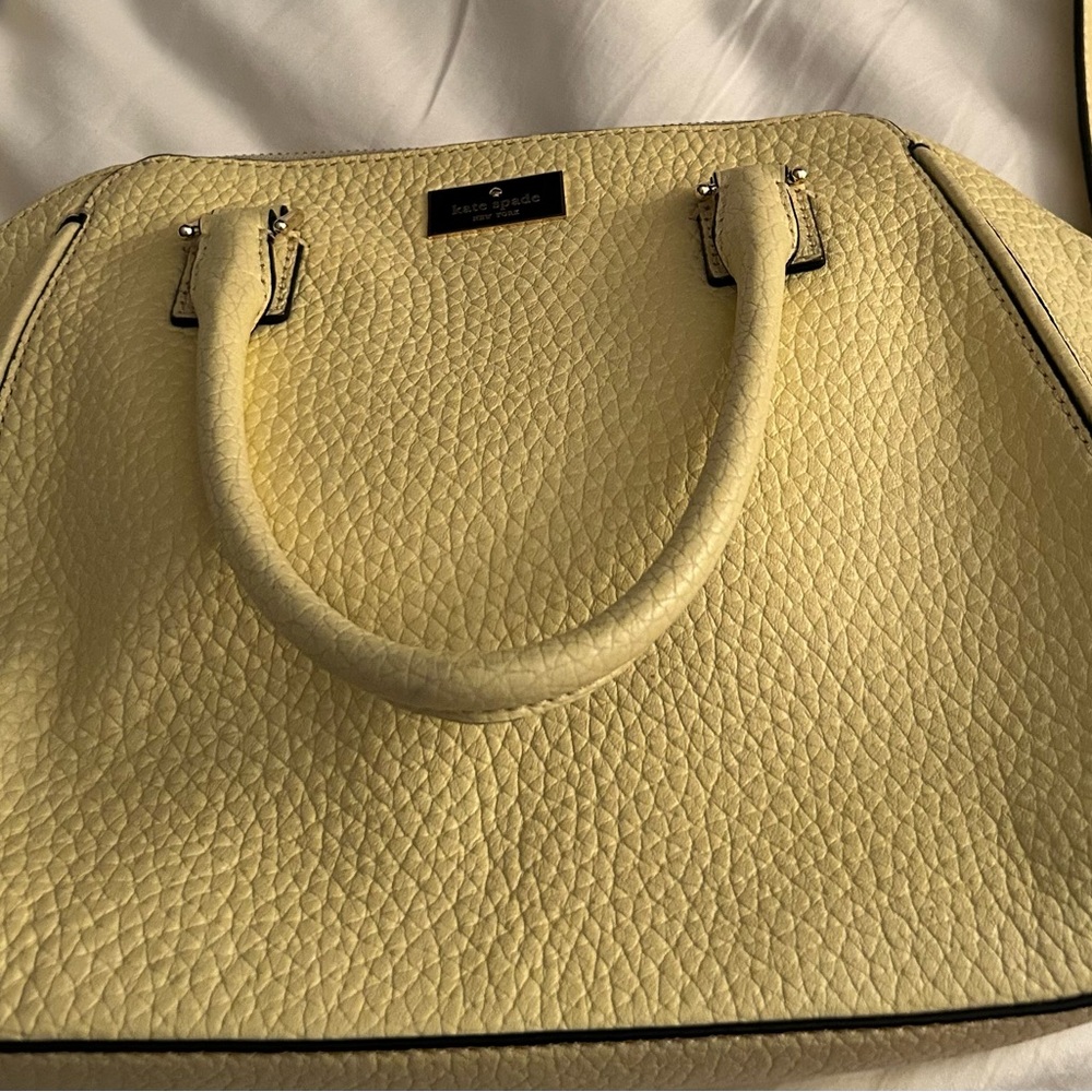 Lemon yellow Kate Spade Handbag